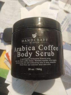 Arabic Coffee Body Scrub Exfoliate with moisturizing oils