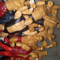 WWE ECW WCW WWF WRESTLEMANIA ACTION FIGURES  Most Only 20 ! Better Hurry 