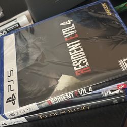 Resident Evil 4 Brand New Sealed Ps5