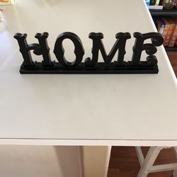 Wooden home decor sign