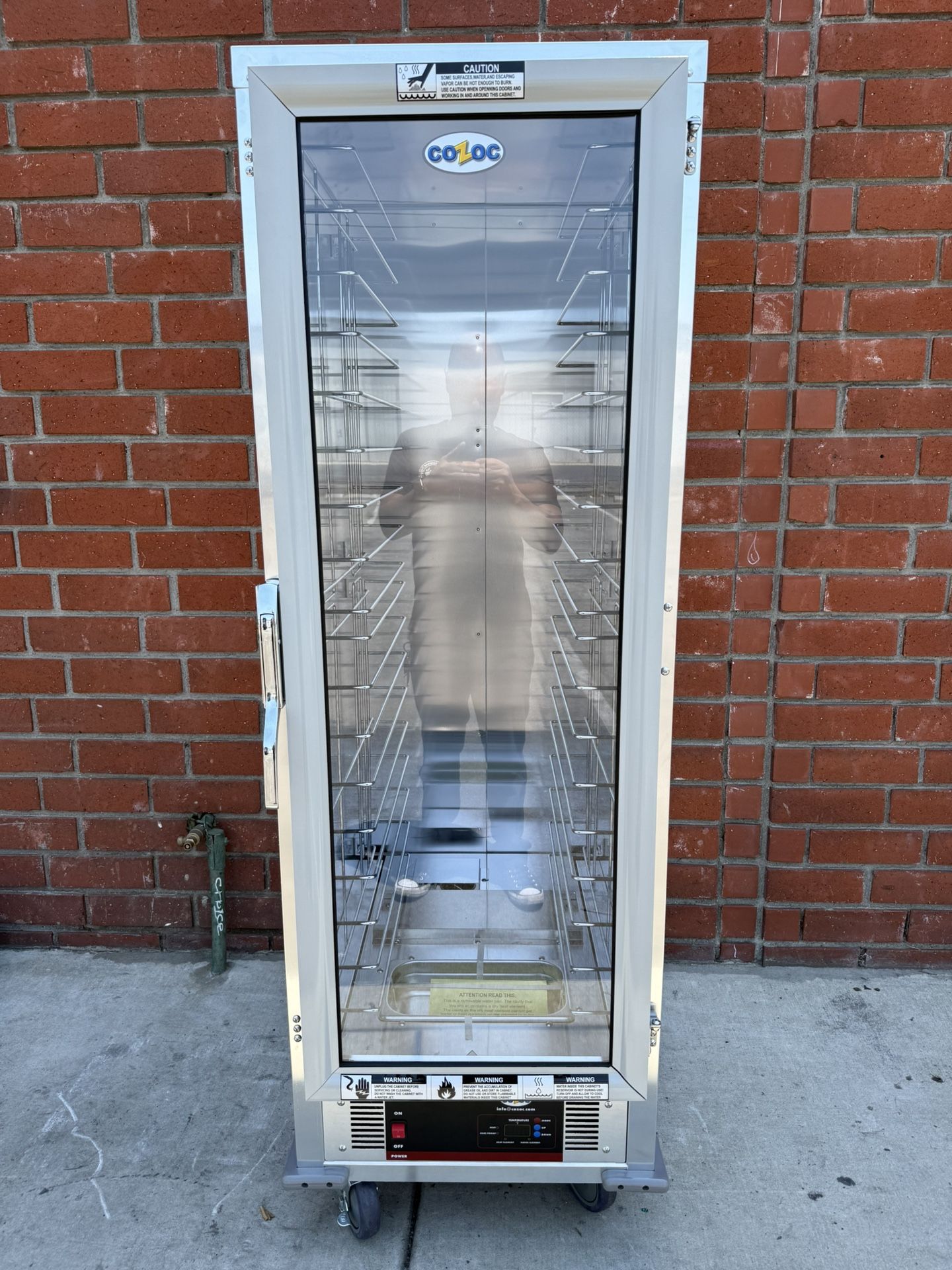 Heater/Proofer Full Cabinet with Universal Rack Dutch Door 16 Pan ...