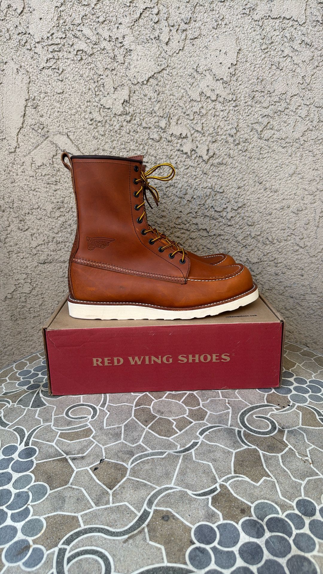 BOOTS RED WING SOFT TOE 10877 SIZE 13 MENS