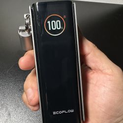 EF ECOFLOW RAPID Pro 3-in-1 Power Bank, 10,000mAh Battery Pack with 67W Foldable AC Plug, Detachable USB-C Cable, 45W Fast Recharging, LCD Display, Co