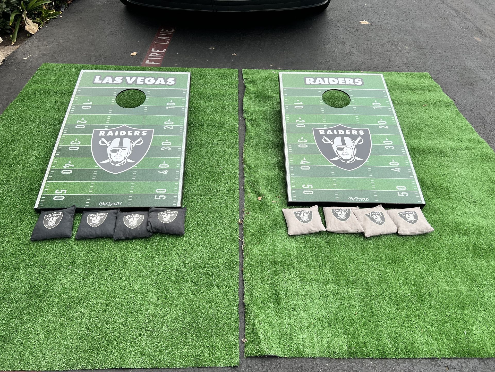 Raiders Corn Hole Set