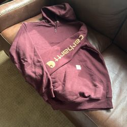 Burgundy Carhartt Hoodie
