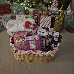 Hello Kitty Gift Basket 