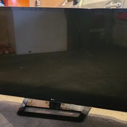 50' Inch LG Television With Remote