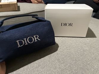 Denim Dior Cosmetic Pouch