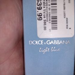 New (Sealed) DOLCE & Gabbana Light Blue Perfume 