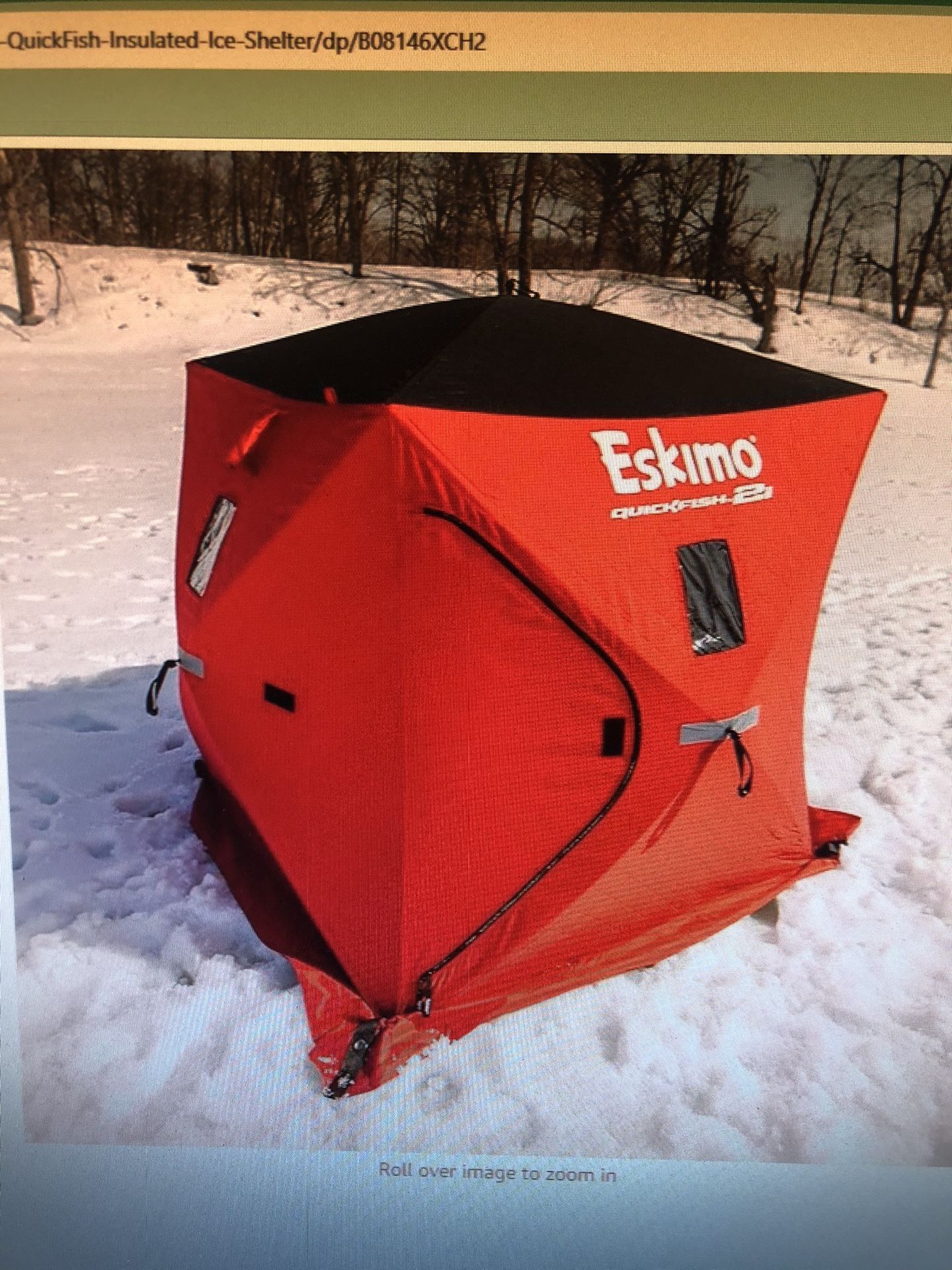 Eskimo Insulated Pop Up Fishing Shelter 