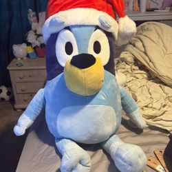 4ft Christmas bluey stuffed animal 