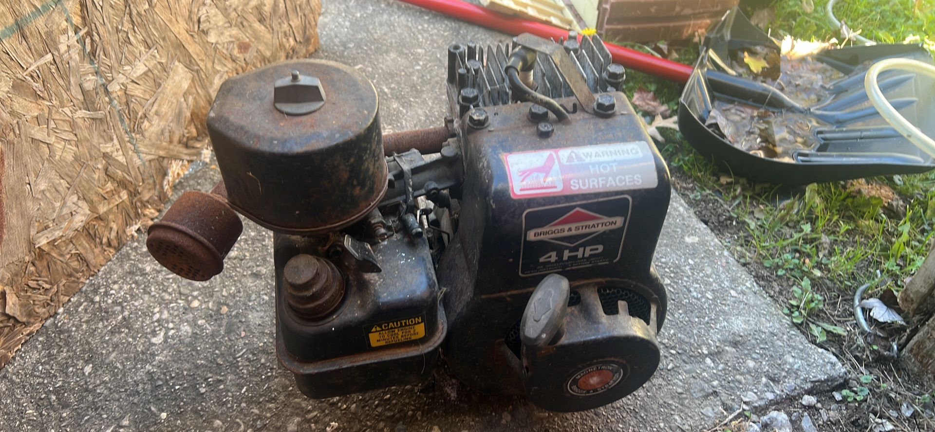 Briggs And Stratton 4.5 Hp Motor Runs Great