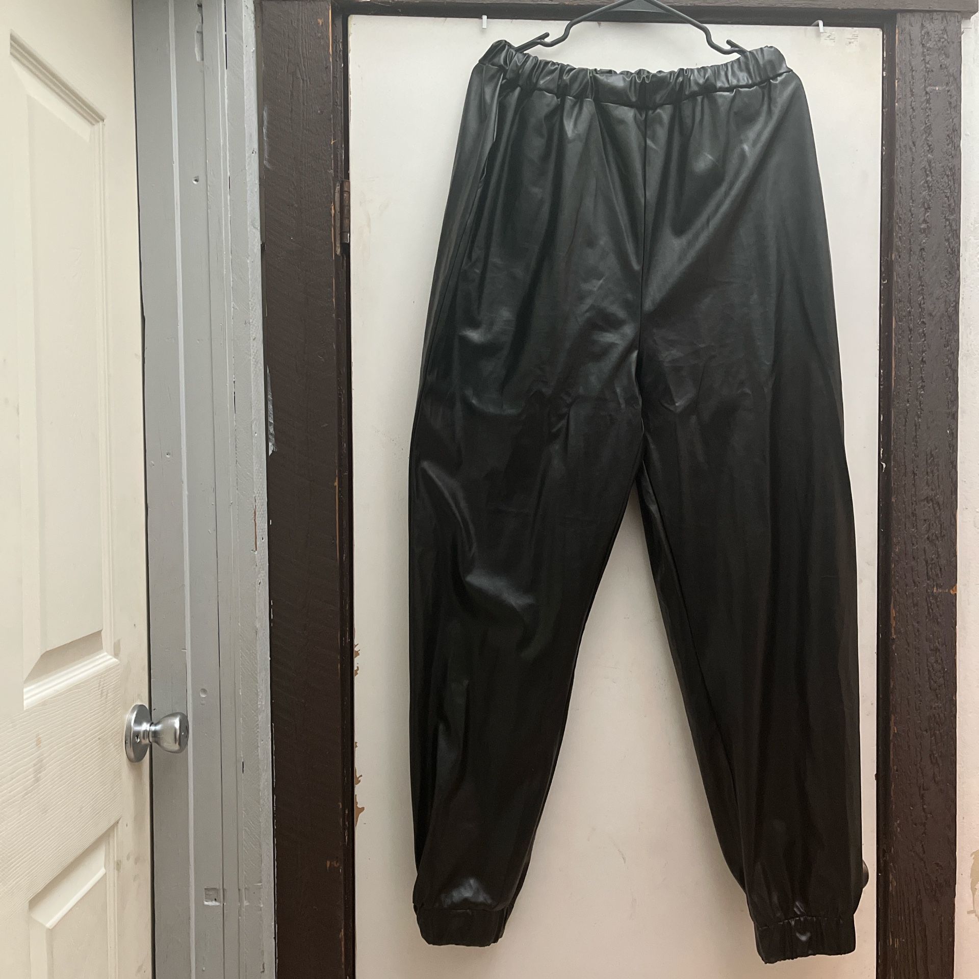 Black Leather Pants