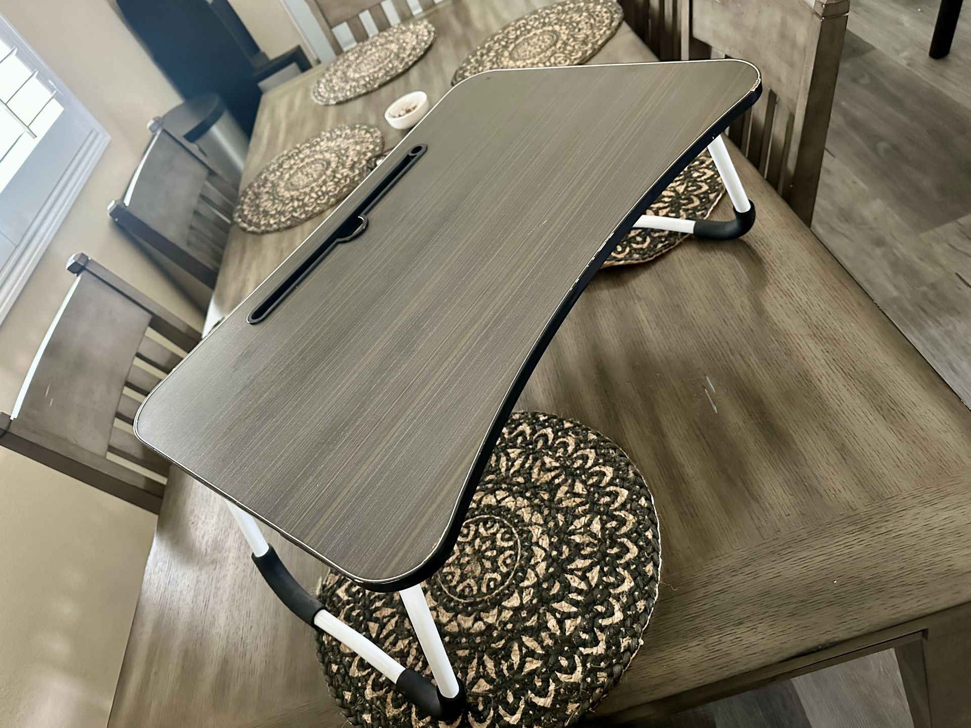 Portable Laptop Bed Table Folding Desk In Euc