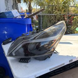 Infiniti G37/G35/G25 Driver Side Black Sequential LED DRL Bar Projector Headlights