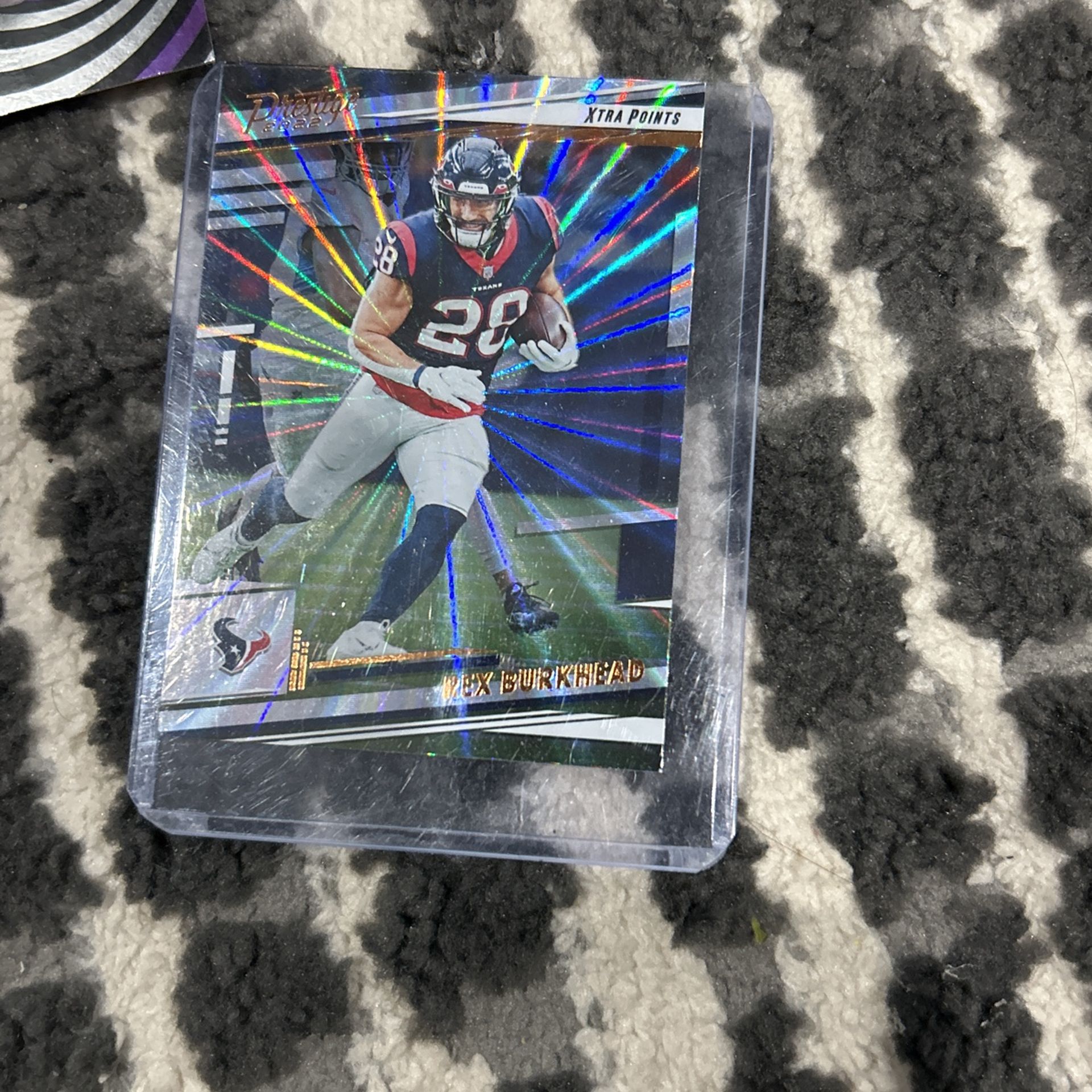 rex burkhead shiny rainbow card