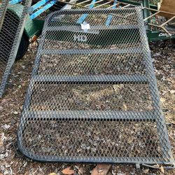 2 flatbed trailer drop down gates