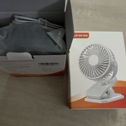 Clip-on Fans (black/white)