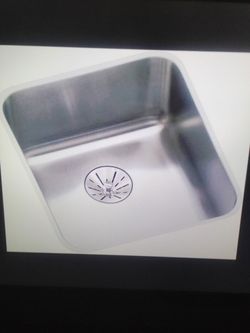 New Elkay Lustertone classic single bowl sink undermount stainless steel ADA compliant sink with perfect drain