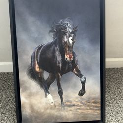 Running Horse Canvas Painting 