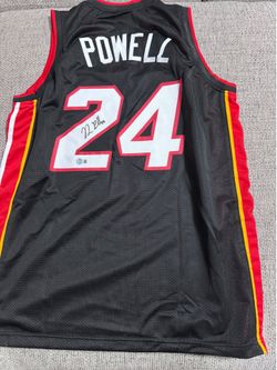 Norman Powell Signed Autograph Custom Jersey - Beckett Coa - Miami Heat