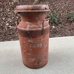 Old Milk Can