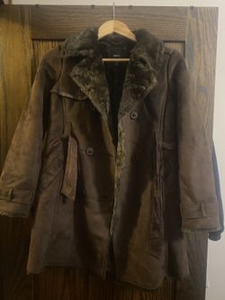 GAP Faux Fur Girl Winter Coat