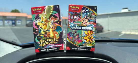 AH booster bundle and Chaos Rising booster bundle