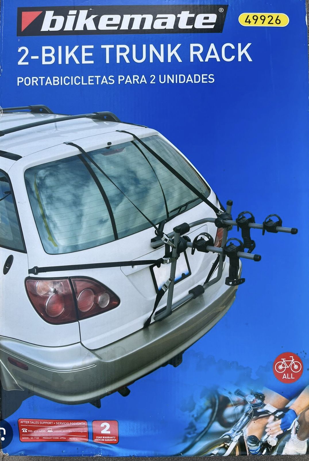 BIKEMATE 2-Bike Trunk Rack