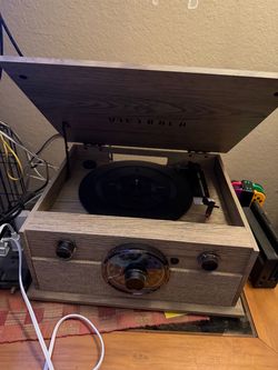 Victrola Record Player Turntable with Radio and Bluetooth