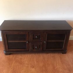 Pomeroy Television Console W/ Rollout Shelves