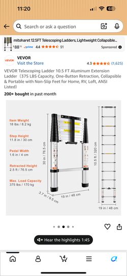 Collapsible ladder