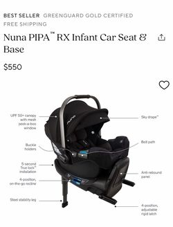 Nuna PIPA™ RX Infant Car Seat & Base