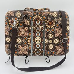 Vintage Vera Bradley Hard Shell Laptop Computer Case Bag 17” Folkloric Paisley