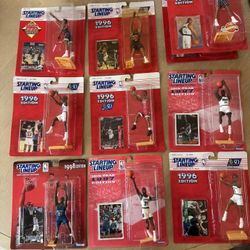 New In Box NBA Basketball 1990’s Starting Lineup Figures