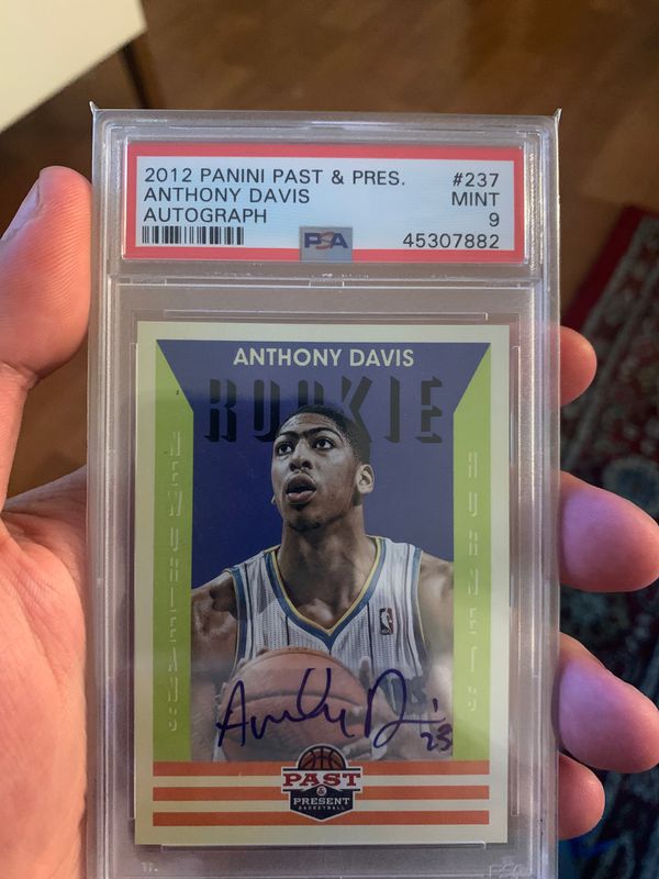 Anthony Davis Auto Rookie Card PSA 9 Lakers Great Investment! NBA ...