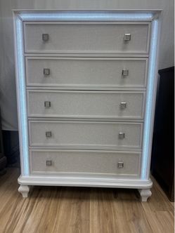 White chest with LED Lighting