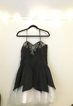 Black and white dress