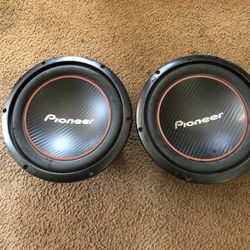 Pioneer 10 inch speakers