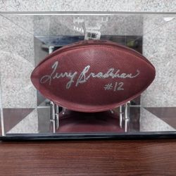 TERRY BRADSHAW #12 SIGNED FOOTBALL OFFICIAL NFL BALL