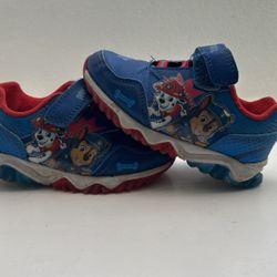 Boy Size 9 Paw Patrol Light Up Shoes