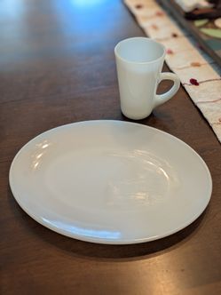 Milk Glass - vintage fire king