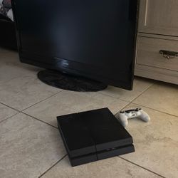 PlayStation 4 And Tv.