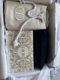 Dior makeup bag