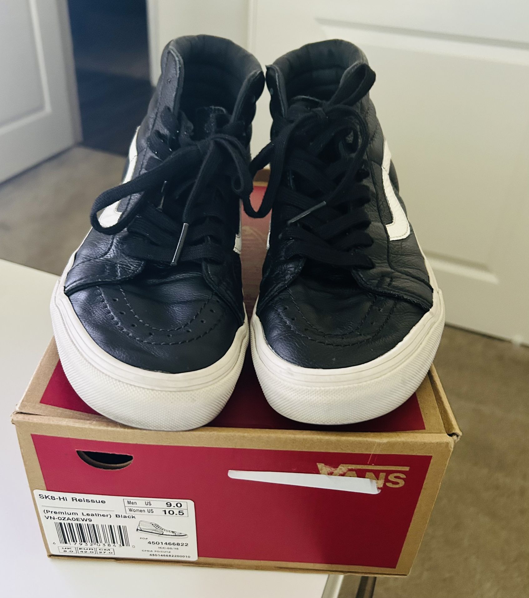 Vans Men's Sk8-Hi Reissue Leather Shoes