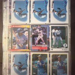 VINCENT (BO) JACKSON Baseball Cards (see Other Listings)