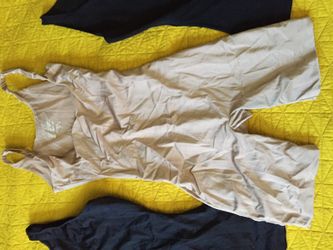 Spanx L body suit and scoop neck XL assets black slimming smoothing