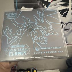 Phantasmal Flames Etb Pokemon Center (With Protector)