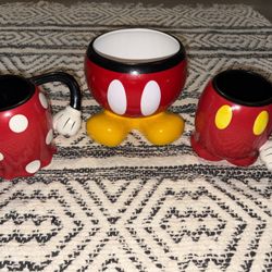 Mickey And Minnie Ceramic Mugs 