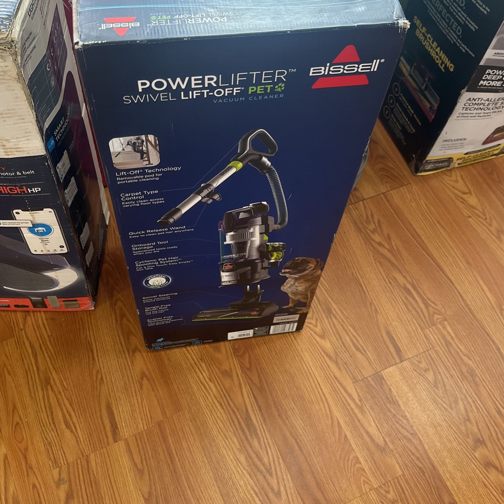 BISSELL PowerLifter Swivel Lift Off Pet Upright Vacuum 2920F Brand New